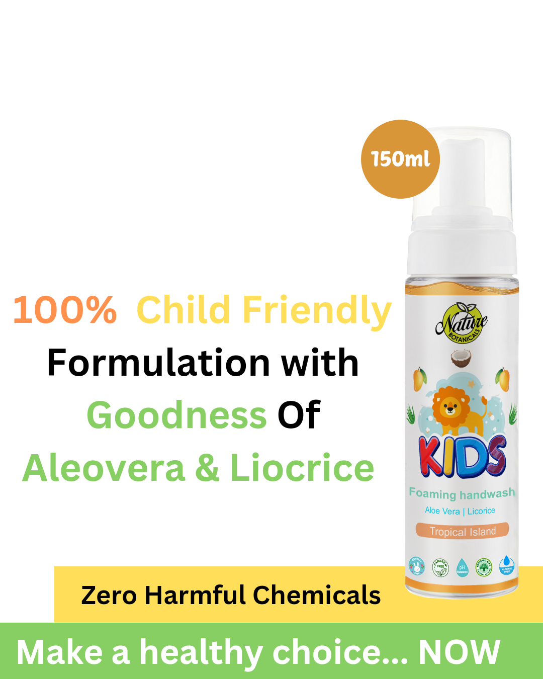 Nature Botanicals Germ Protection Foaming Handwash