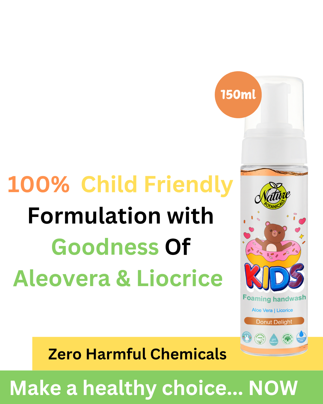 Nature Botanicals Germ Protection Foaming Handwash