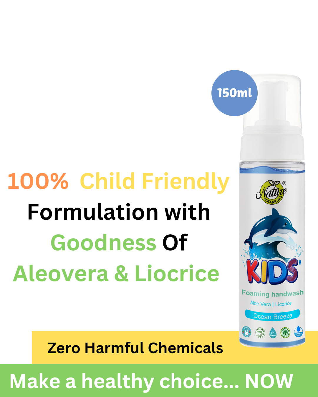 Nature Botanicals Germ Protection Foaming Handwash