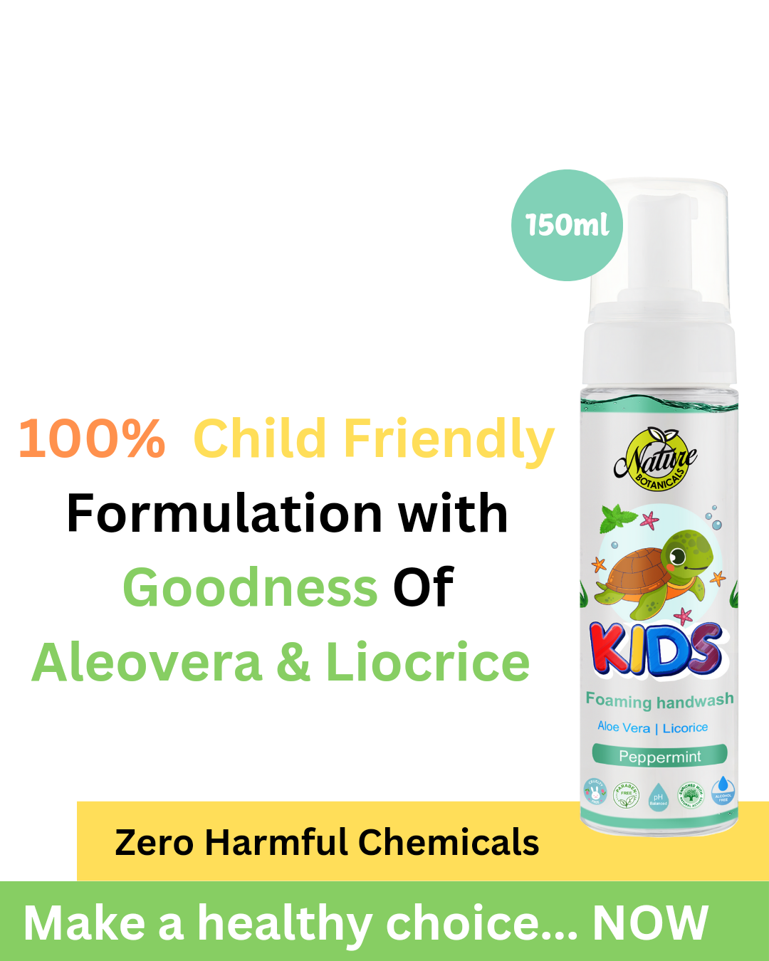 Nature Botanicals Germ Protection Foaming Handwash
