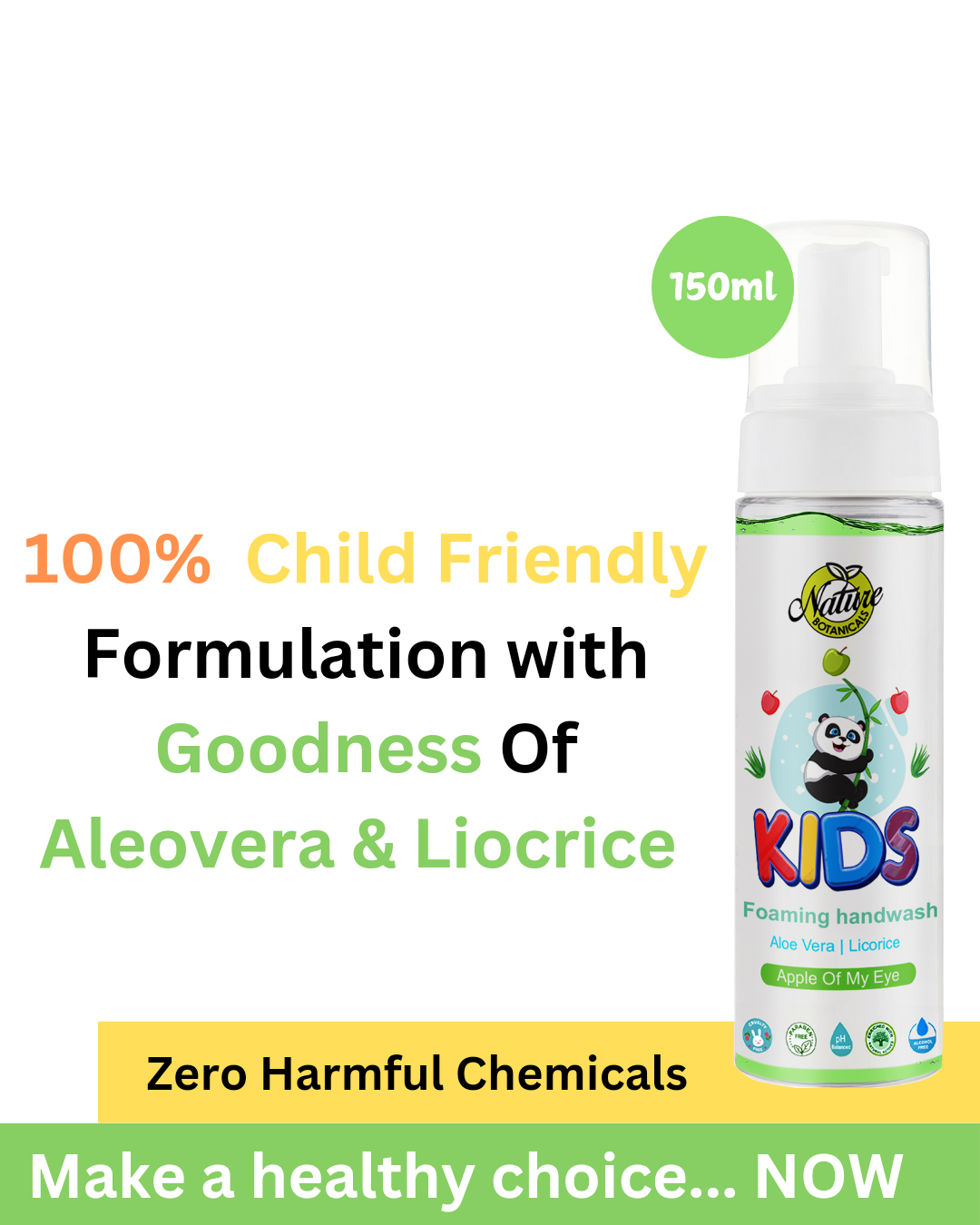 Nature Botanicals Germ Protection Foaming Handwash