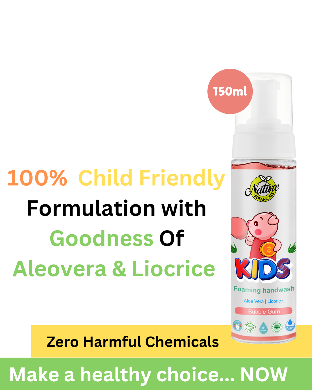 Nature Botanicals Germ Protection Foaming Handwash